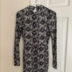 NWT H&M Snake Print Dress